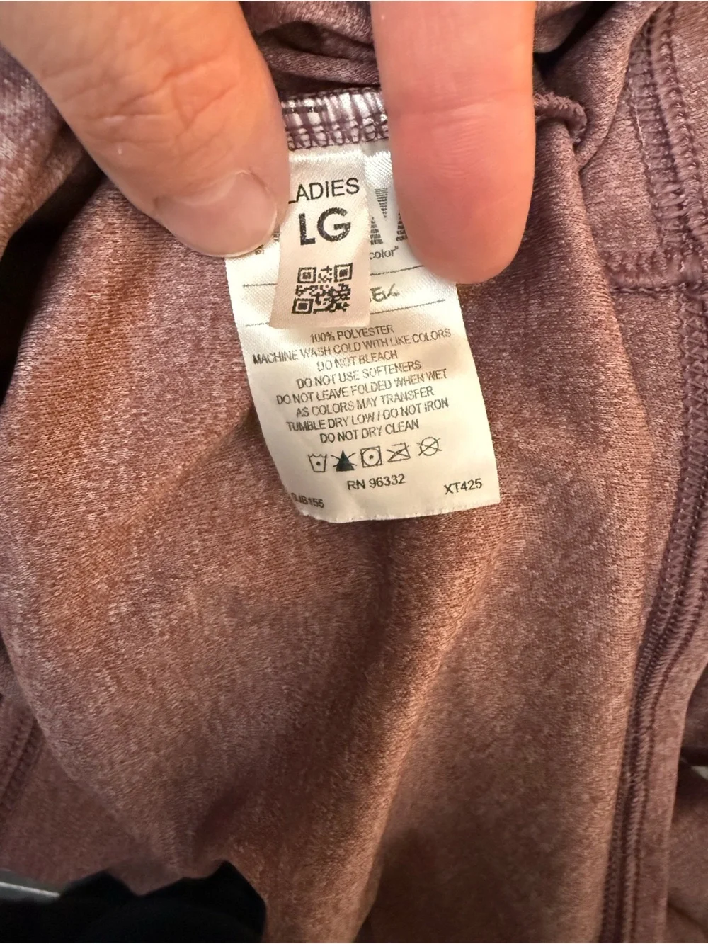 Arches National Park Maroon 1/4 Zip Pullover Top - Picture 7 of 7